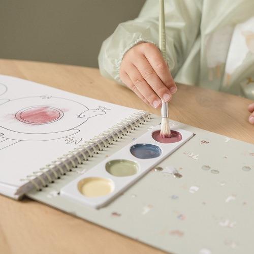 Malbuch mit Farbkasten Little Farm