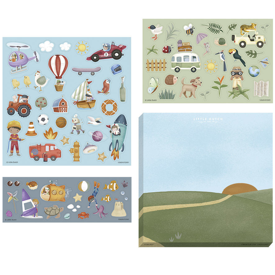 Little Dutch Stickerset Jim & Friends
