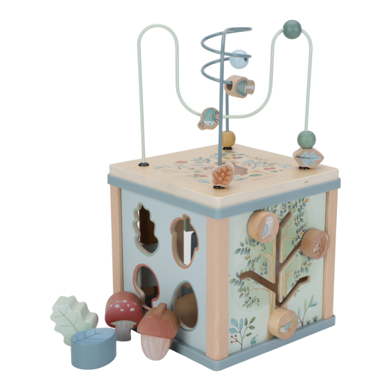Little Dutch Motorikwürfel aus Holz Forest Friends