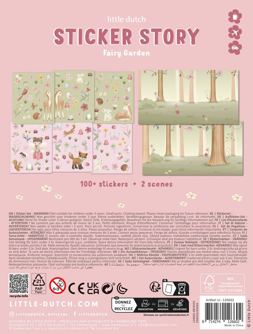 Little Dutch Stickerbuch Fairy Garden