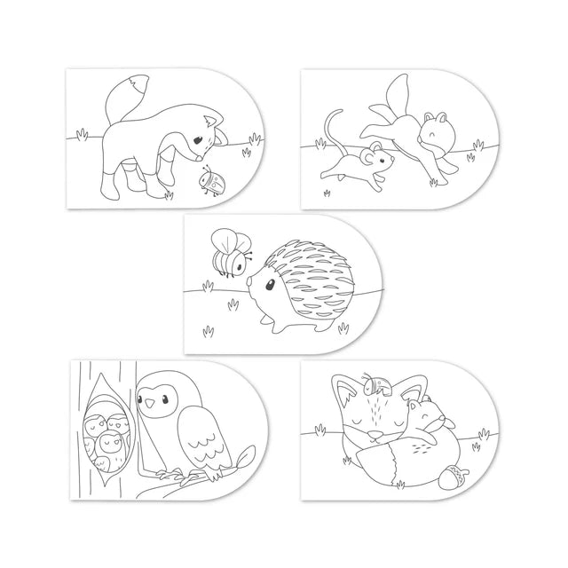 Malbuch mit Farbkasten Forest Friends