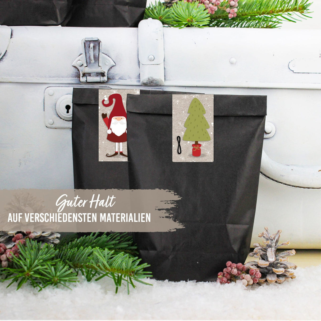 Adventszahlen für Adventskalender Nikolaus