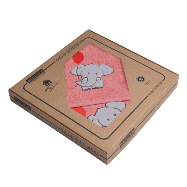 Baby Geschenk Set Elefant Coral