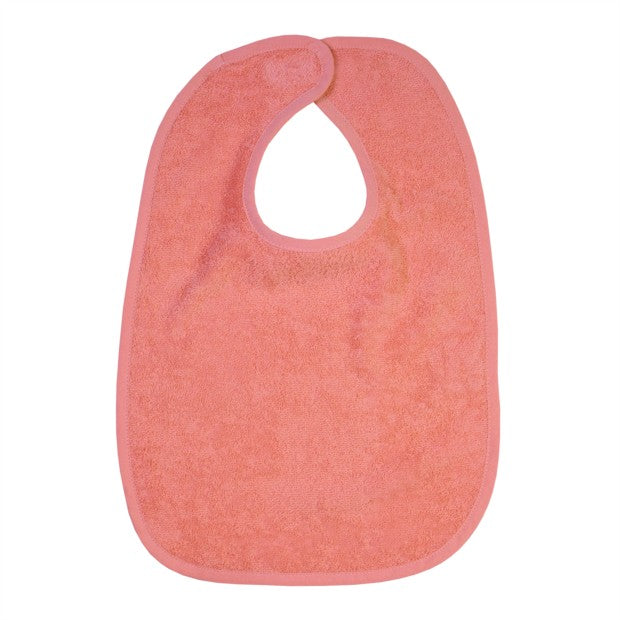 Lätzli mit Klettverschluss Coral