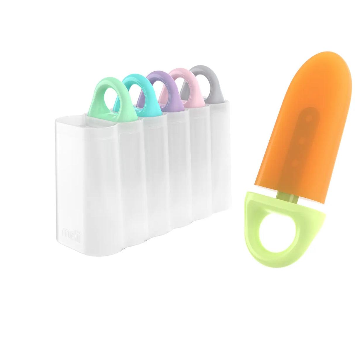 Ice Pop Glace Formen mit Schale 6er Set