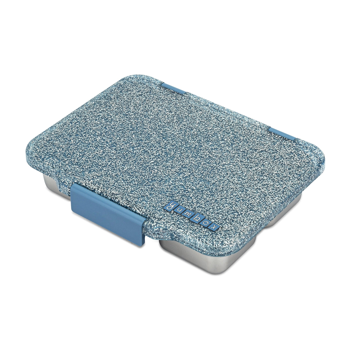 Znünibox Edelstahl Yumbox Prêt Glitzer Hellblau