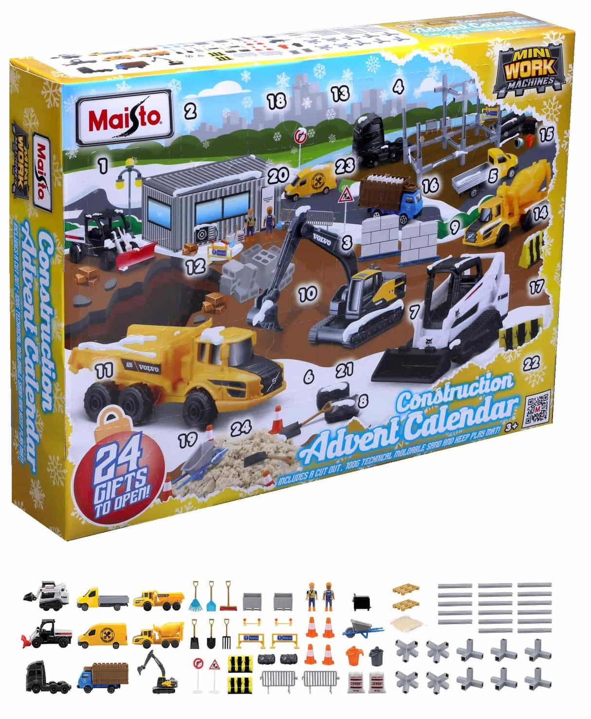 Maisto Adventskalender Mini Work Machines