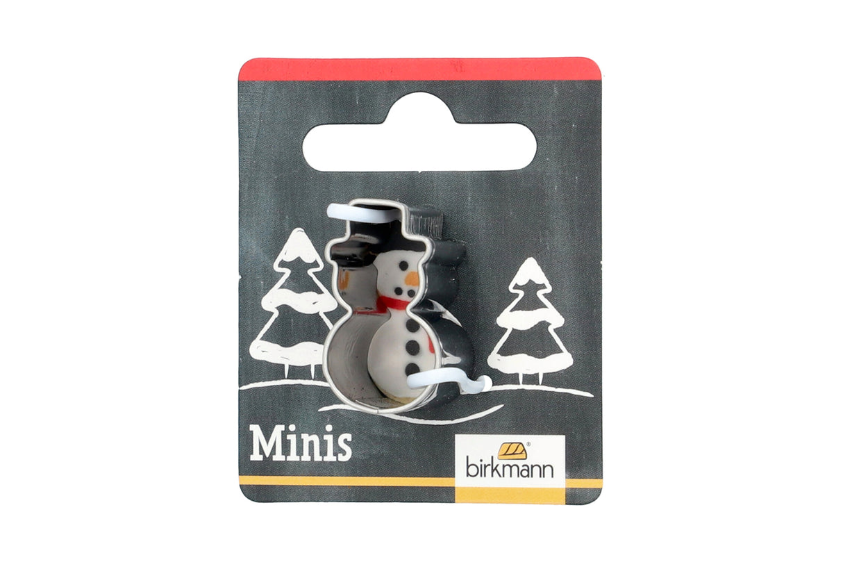 Edelstahl Ausstechform MINI Schneemann