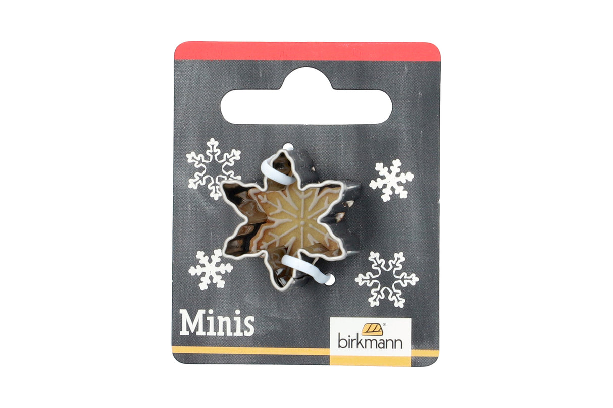 Edelstahl Ausstechform MINI Schneeflocke