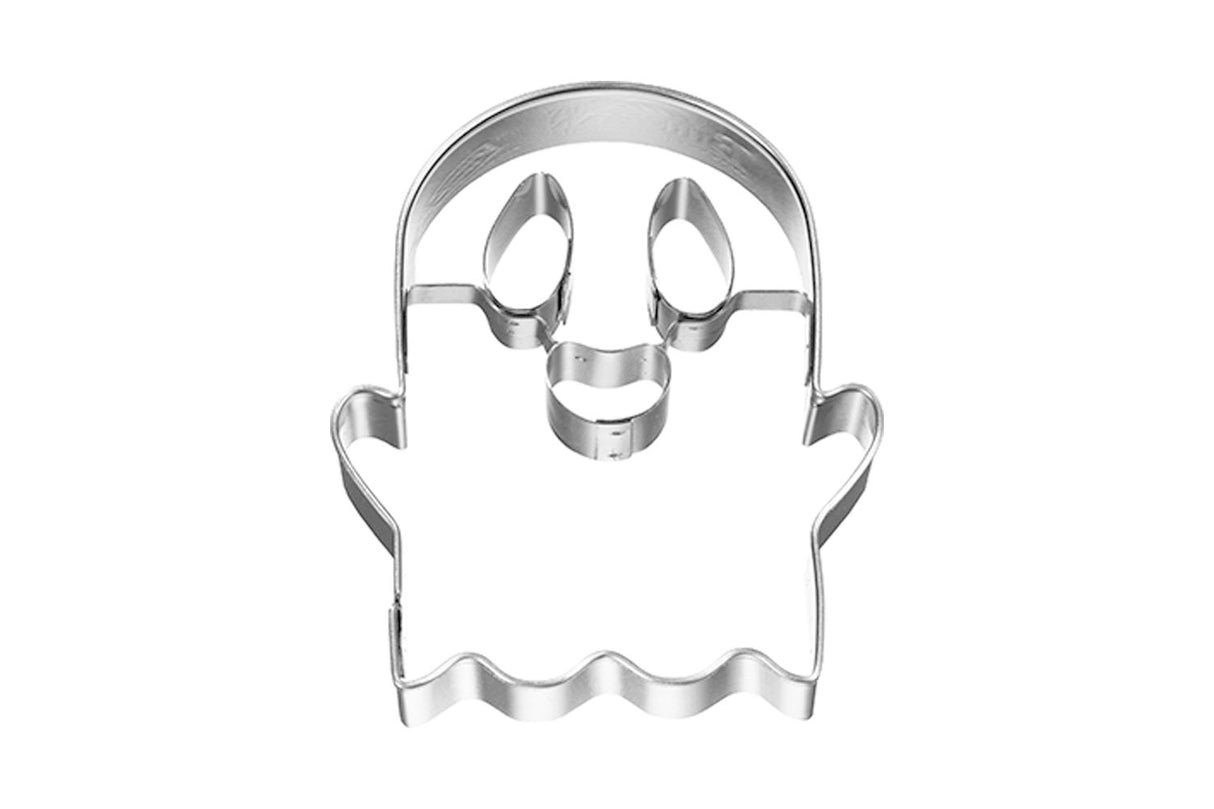 Edelstahl Ausstechform Gespenst mit Prägung