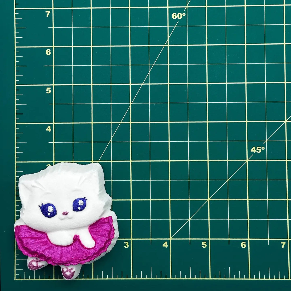 Badekugel Mini handgemacht Ballerina Katze