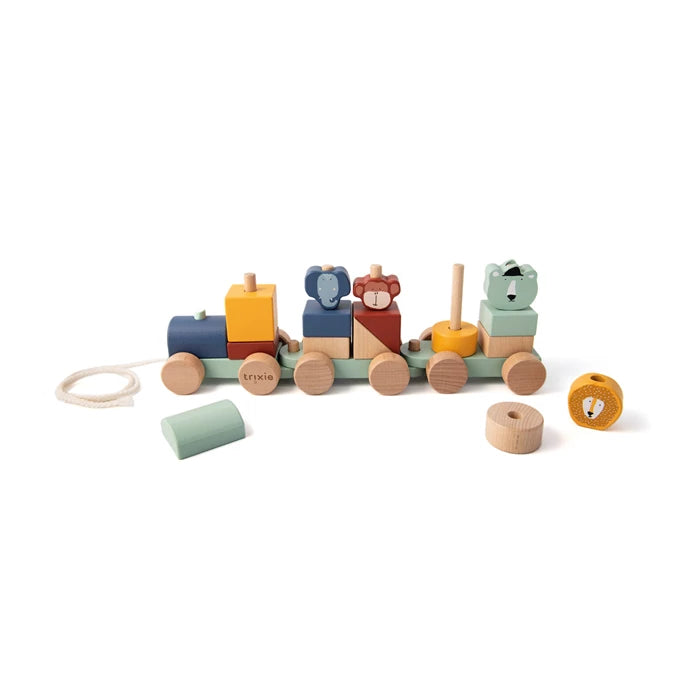 Trixie Holzeisenbahn mit Tieren