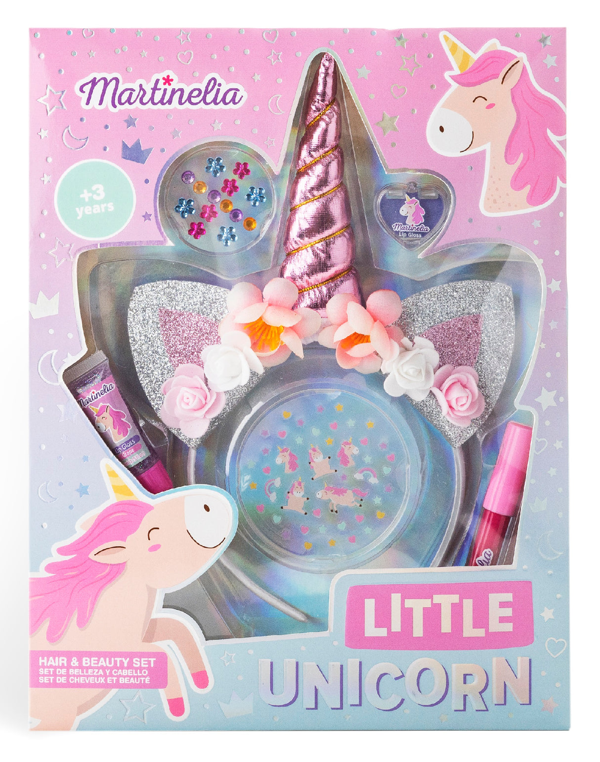 Martinelia Little Unicorn Hair & Beauty Set