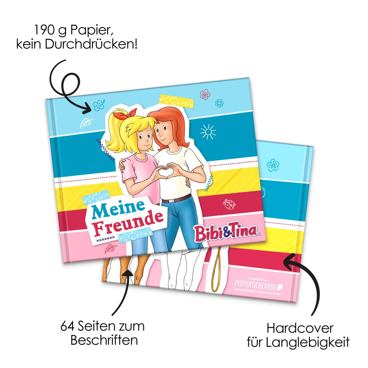 Freundebuch für Kinder - Bibi & Tina