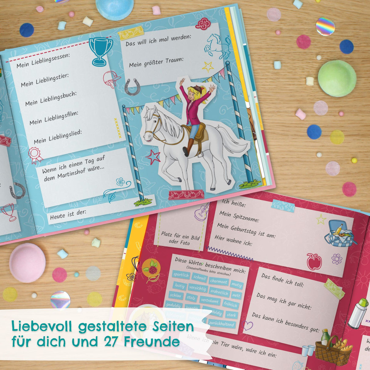 Freundebuch für Kinder - Bibi & Tina