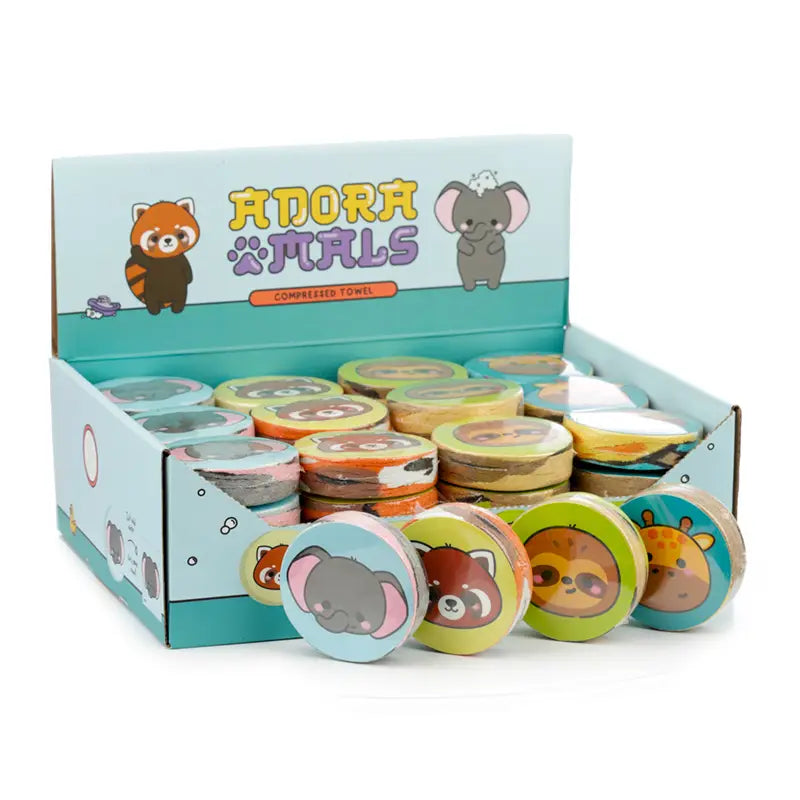 Magisches Handtuch Zootiere Comic assortiert