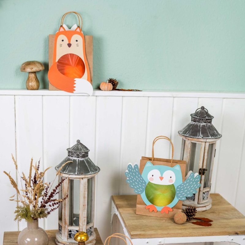 Kinderlaternen zum selber basteln - Tiere