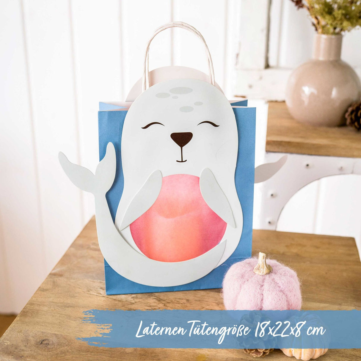 Kinderlaternen zum selber basteln - Polartiere