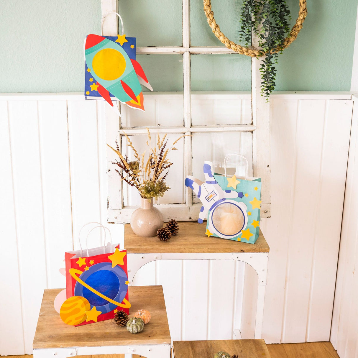 Kinderlaternen zum selber basteln - Astronauten