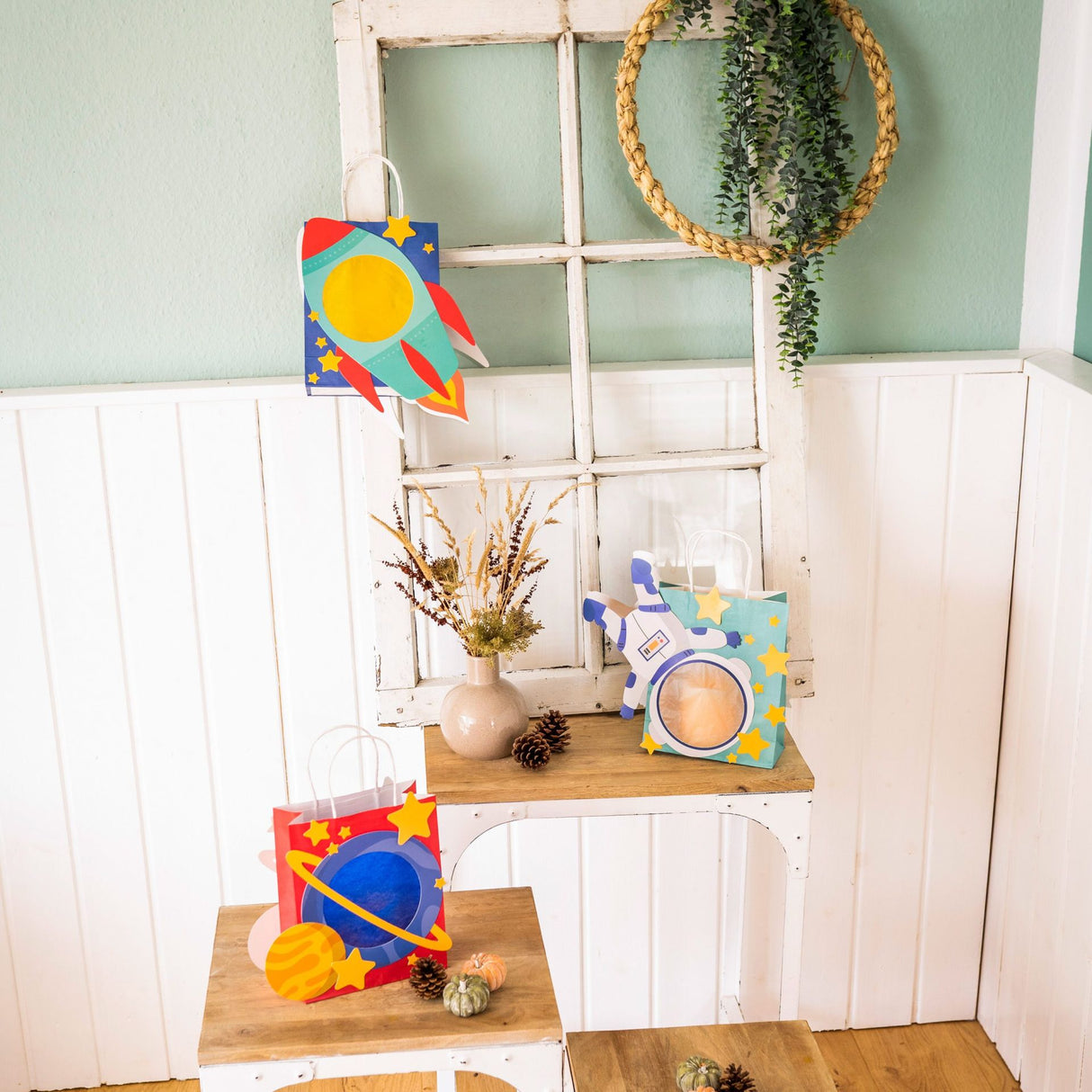 Kinderlaternen zum selber basteln - Astronauten