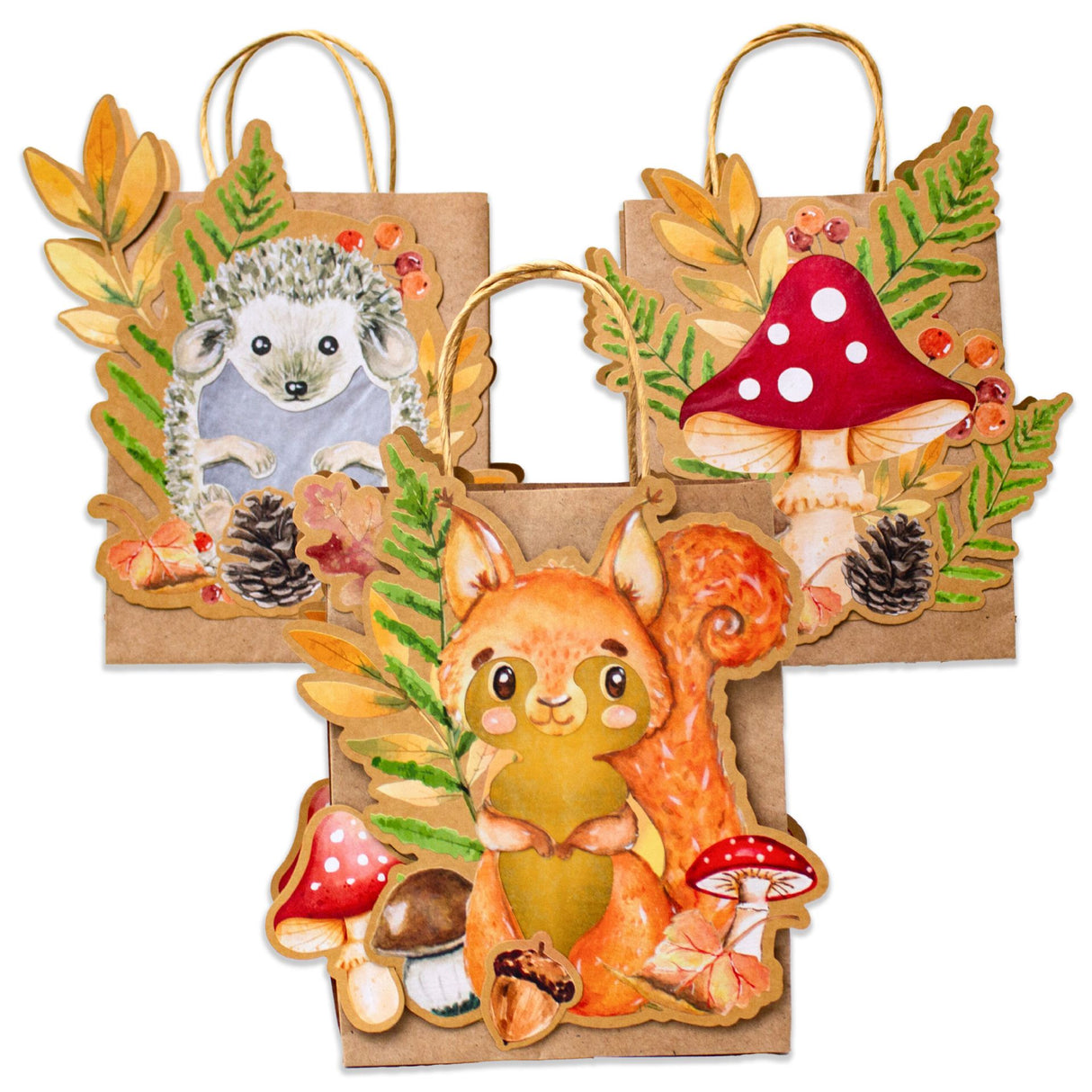 Kinderlaternen zum selber basteln - Waldtiere