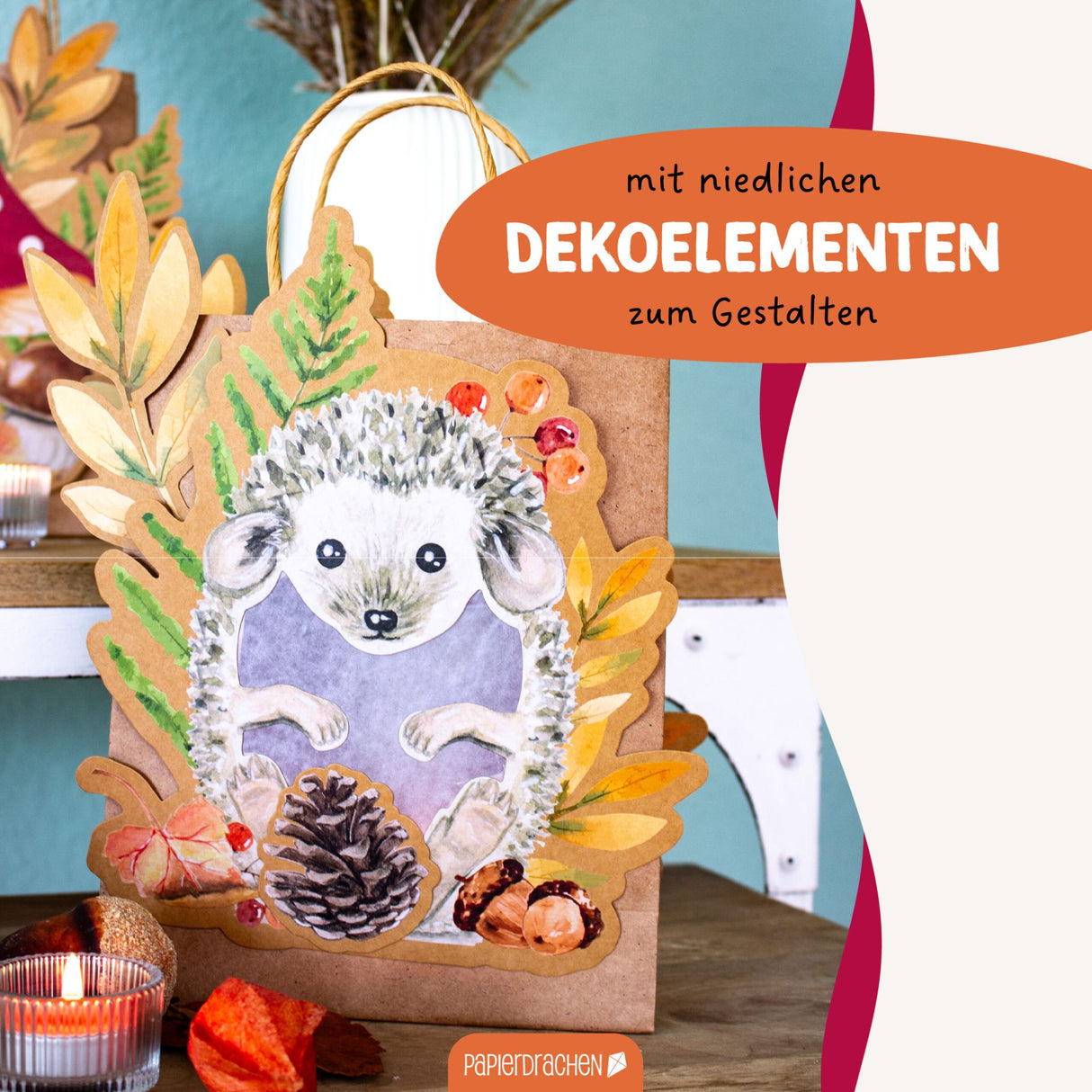 Kinderlaternen zum selber basteln - Waldtiere