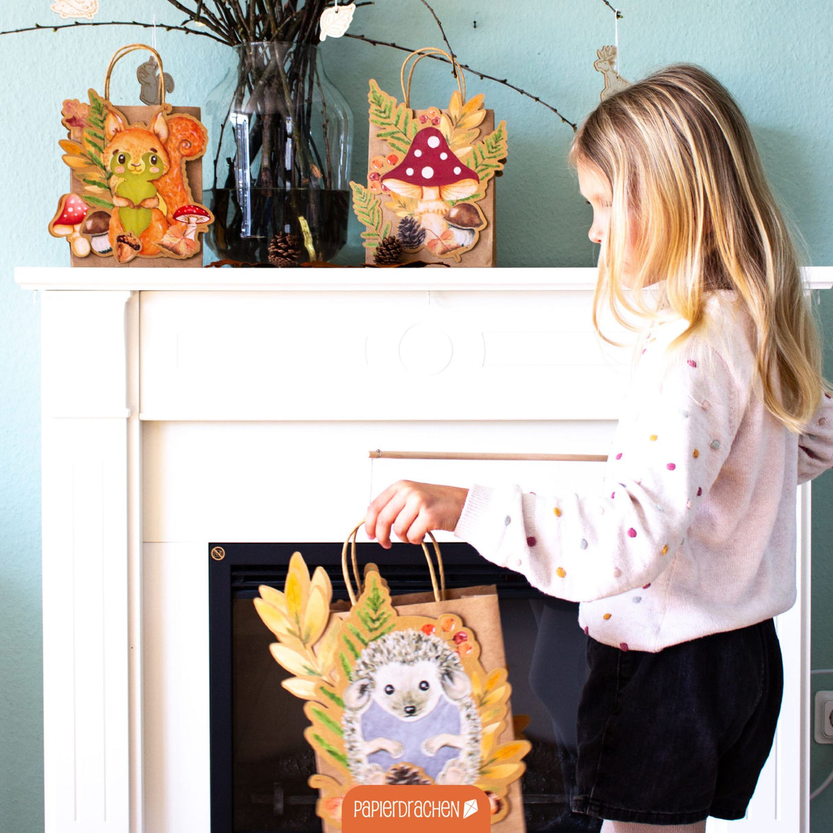 Kinderlaternen zum selber basteln - Waldtiere