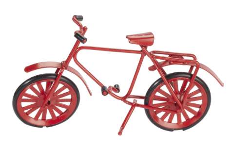 Wichtelzubehör Fahrrad Rot