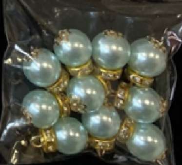 Wichtelzubehör Christbaumkugeln Eisblau