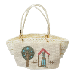 Wichtelzubehör Tasche creme