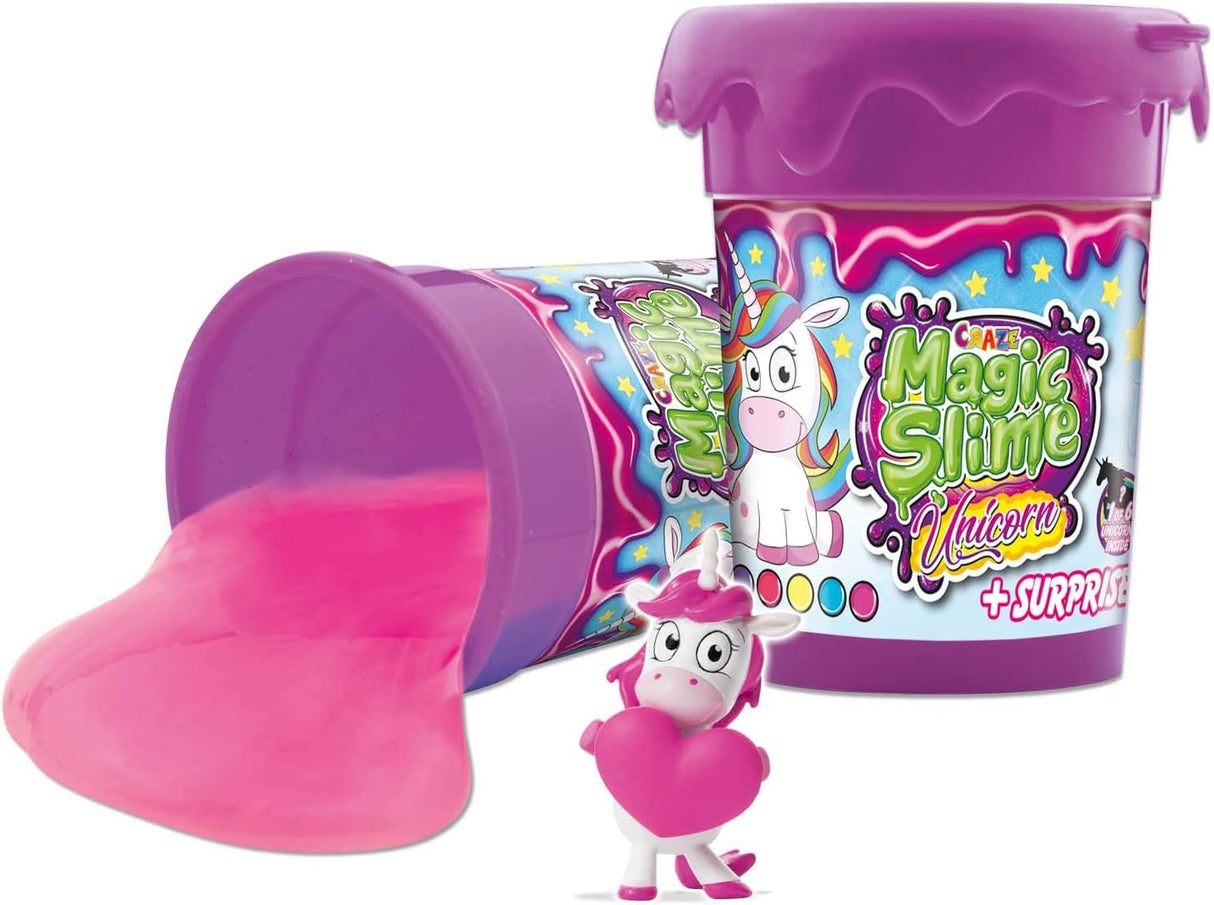 CRAZE Magic Slime Einhorn mit Sammelfigur