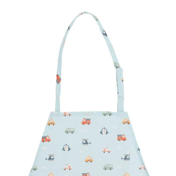 Kinder Kochschürze mit Handschuh Fahrzeuge