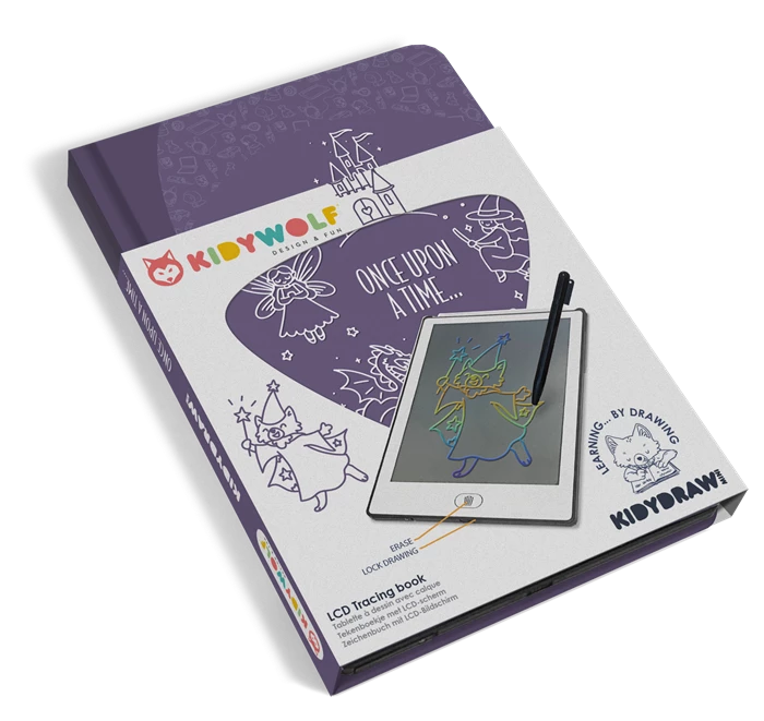 LCD Zaubermaltafel leuchtend für Kinder Märchenwelt