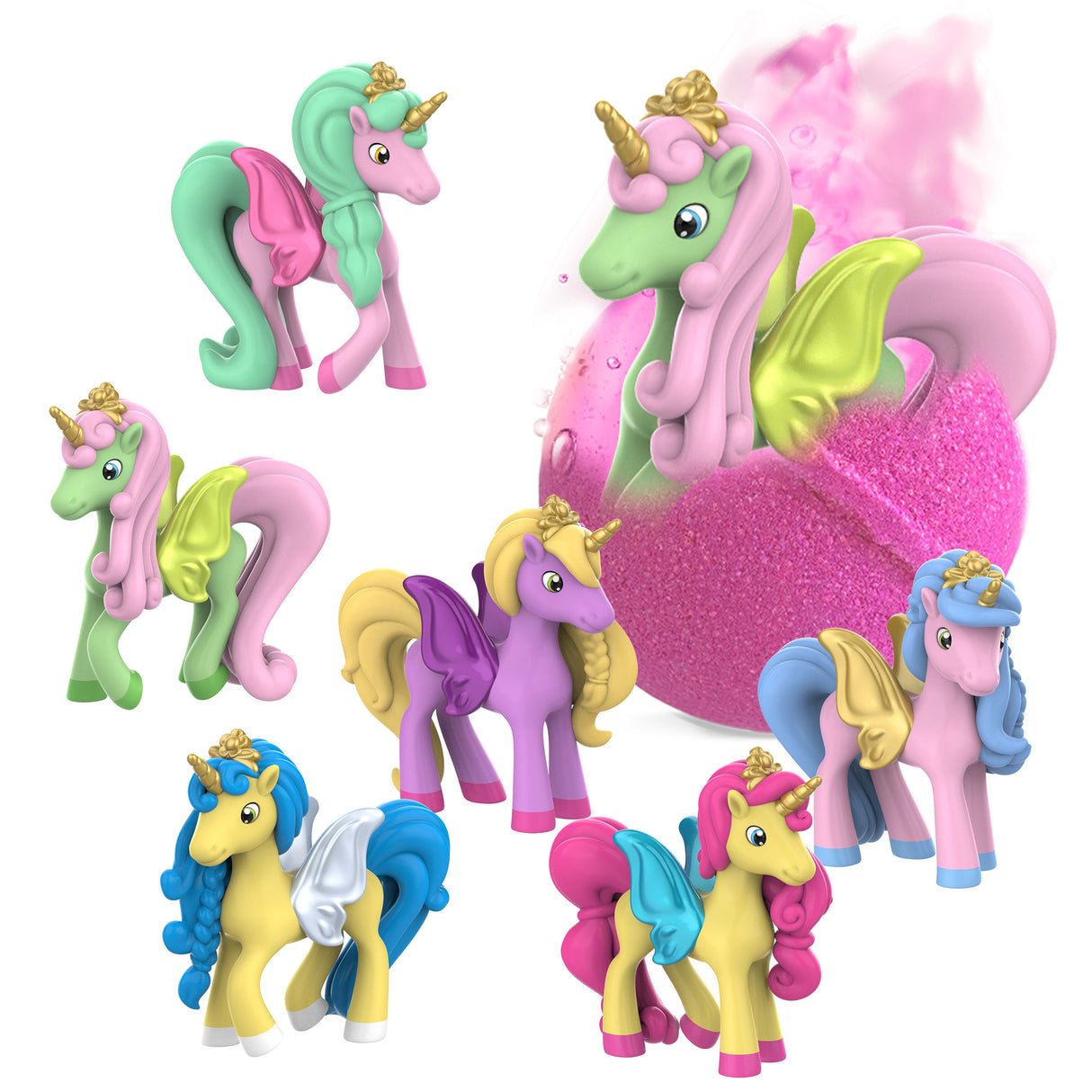 CRAZE Überraschungsbadekugel Galuppy Unicorn