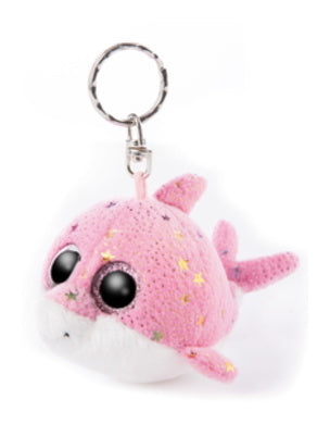 Schlüsselanhänger Plüsch Delfin Rosa