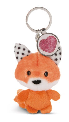 Schlüsselanhänger Plüsch mit Anhänger Fuchs