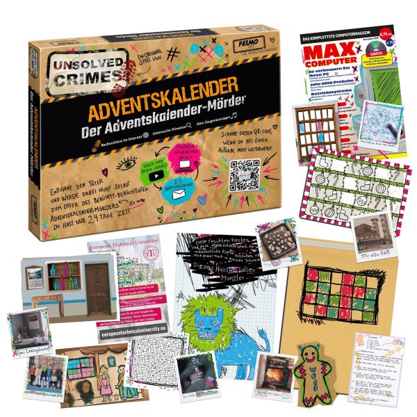 CRAZE Adventskalender Unsolved Crimes