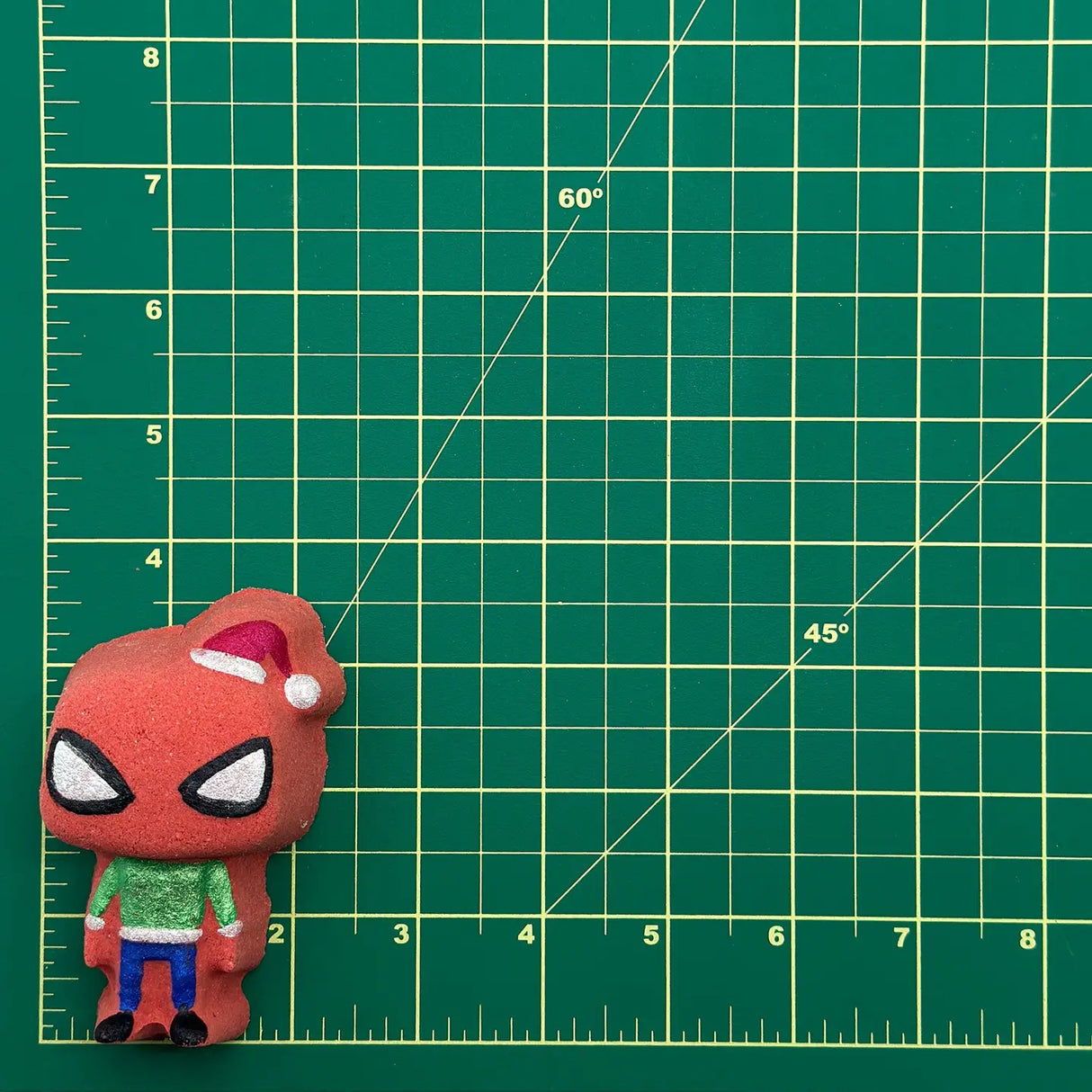 Badekugel handgemacht Weihnachten Spiderman