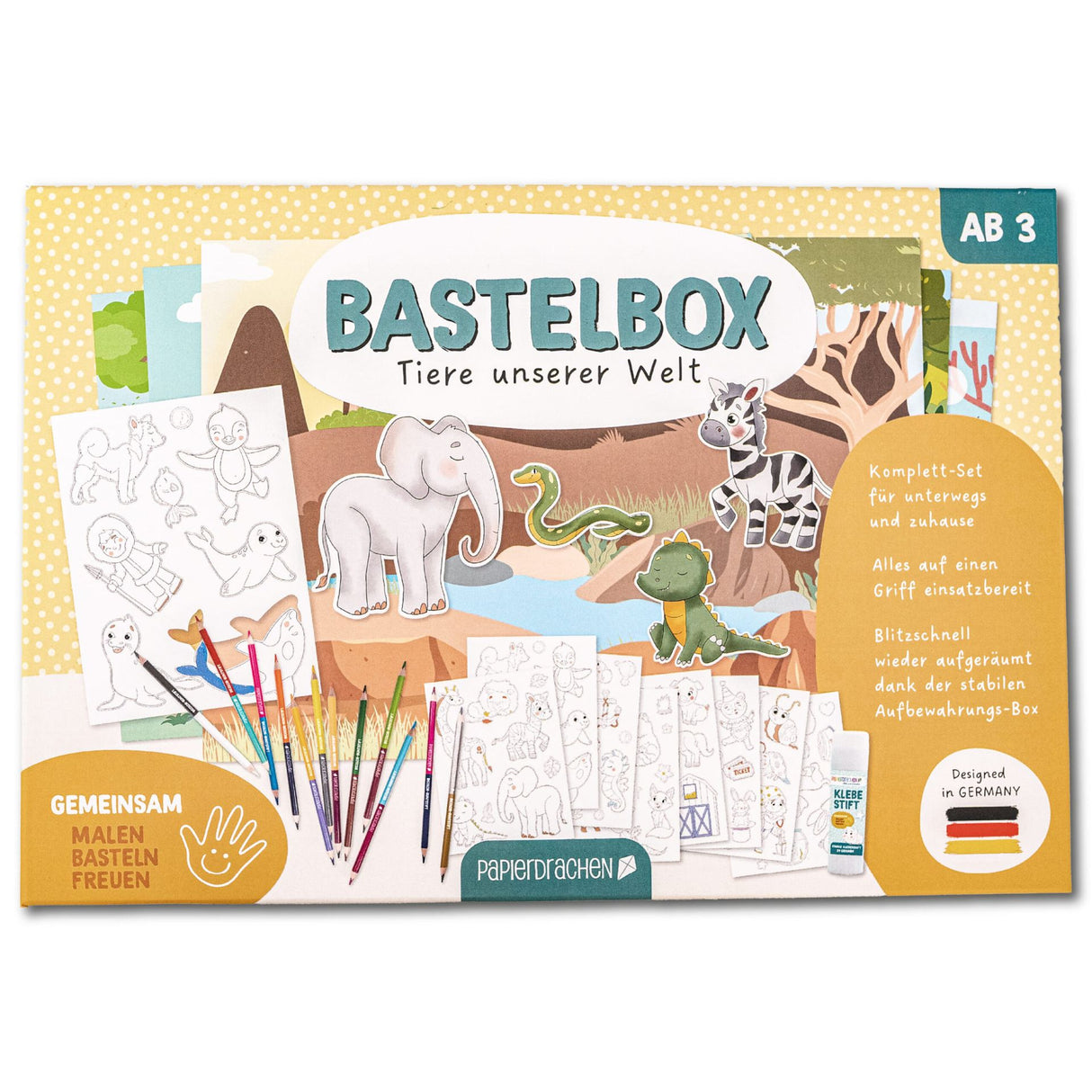 Bastelbox Tiere unserer Welt