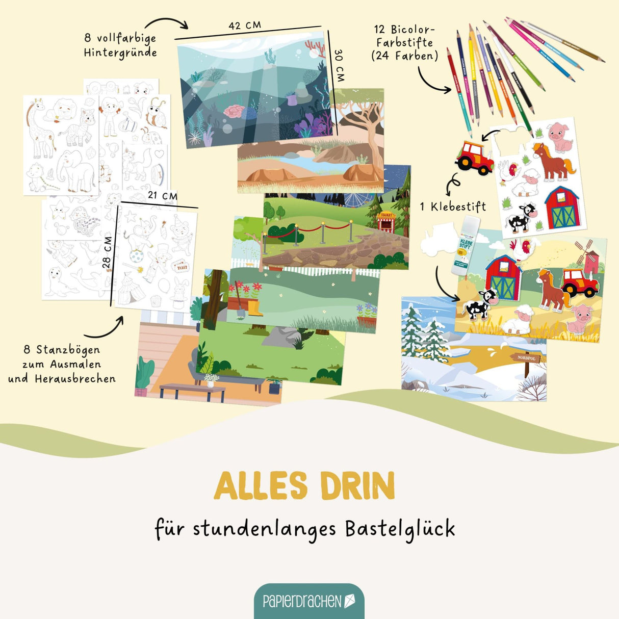 Bastelbox Tiere unserer Welt