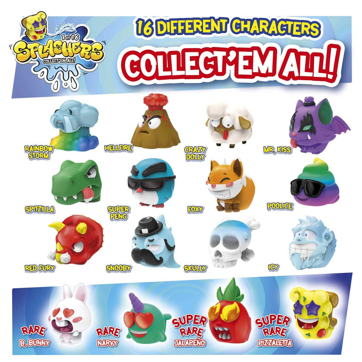 CRAZE Splashers Spritzfiguren assortiert