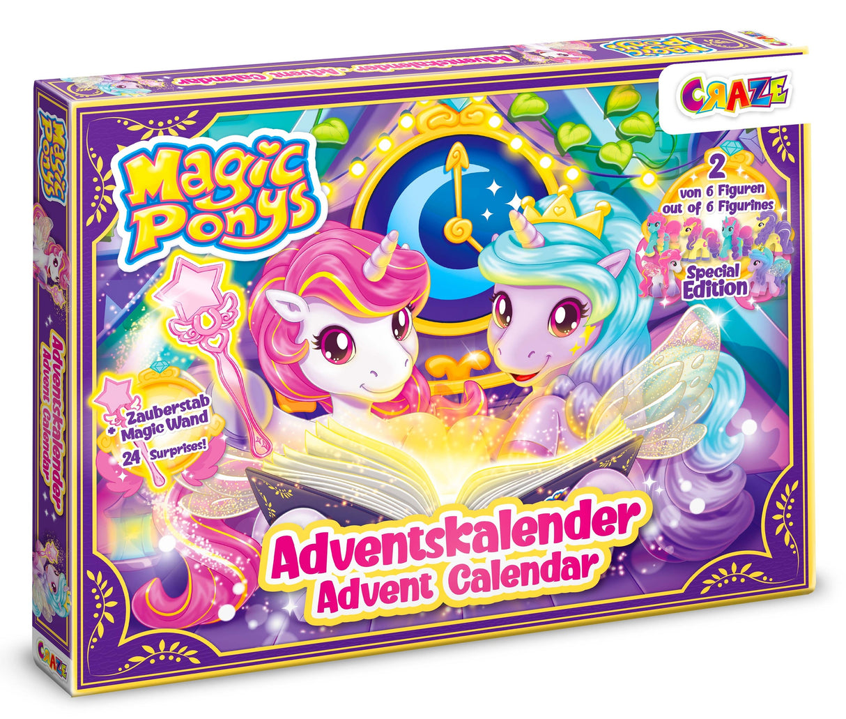 CRAZE Adventskalender Magic Ponys