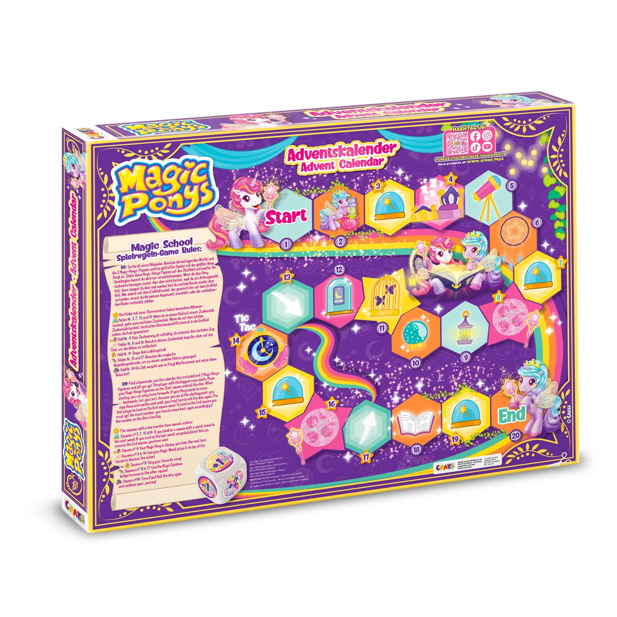 CRAZE Adventskalender Magic Ponys