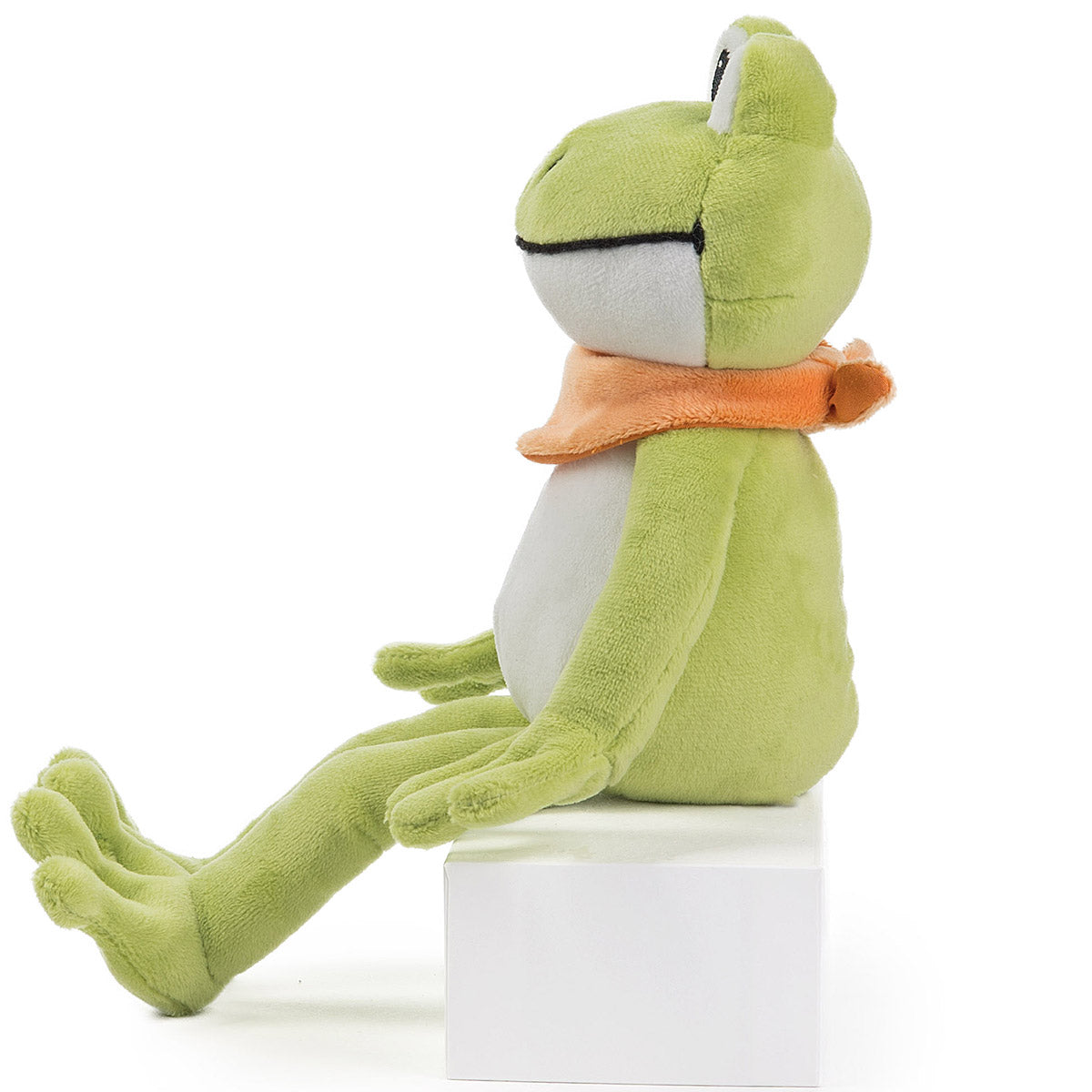 Kuscheltier Frosch mit Halstuch