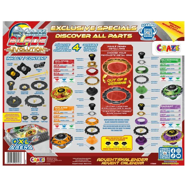 CRAZE Adventskalender Blade