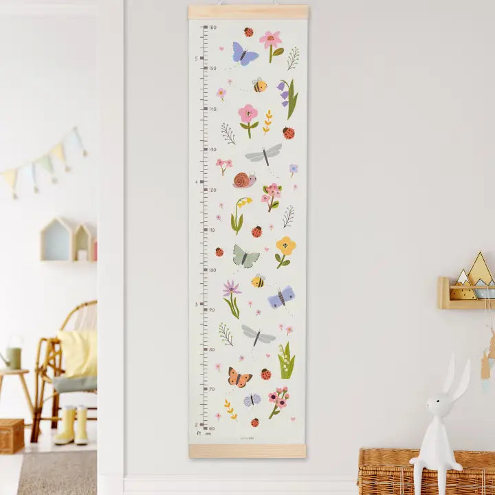 Messlatte für Kinder Frühling