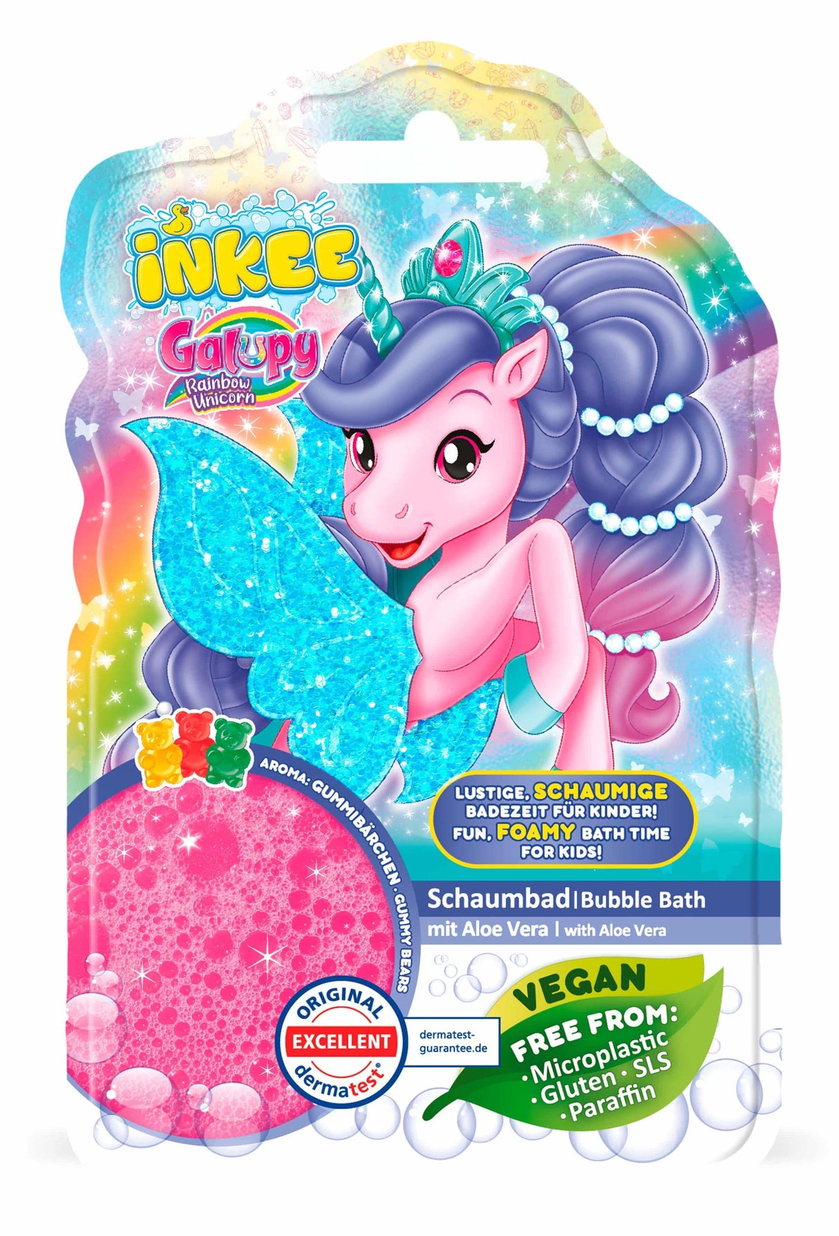 CRAZE Inkee Bubble Bath Liquid Galupy Unicorn