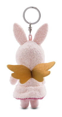Schlüsselanhänger Plüsch Schutzengel Hase