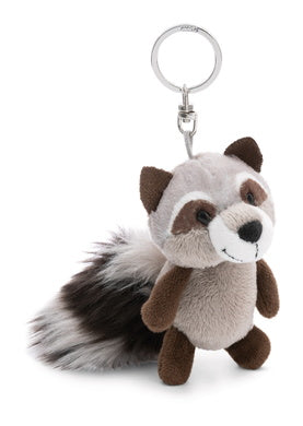 Schlüsselanhänger Plüsch Waschbär Lenno
