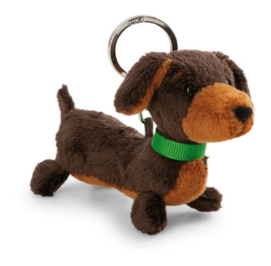 Schlüsselanhänger Plüsch Dackel lang